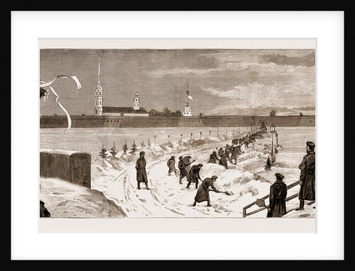 The Assassination Of Czar Alexander II. Of Russia, 1881: Preparations For The Funeral Procession by Anonymous