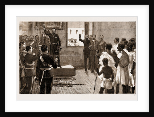 The Threatened Ashantee War: Palaver With Native Ambassadors At Elmina Castle by Anonymous