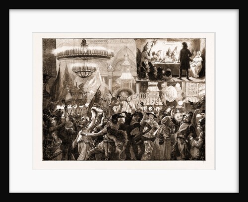 An Artists' Carnival Ball, Masquerade Ball by Anonymous