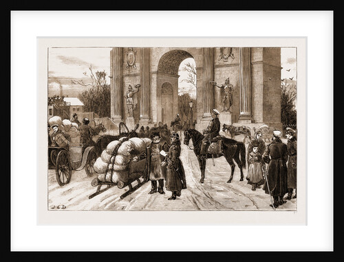Nihilism In Russia: Closing Of The Gates Of St. Petersburg, 1881: The Horse Guards On Police Duty by Anonymous