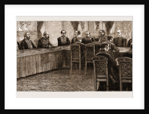 The Earl Of Beaconsfield: The First Sitting Of The Berlin Congress, June 17 by Anonymous