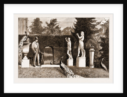The Funeral Of The Late Earl Of Beaconsfield, Notes At Hughenden: On The Terrace by Anonymous