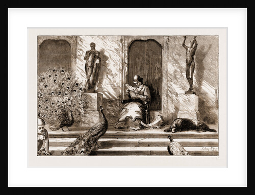The Funeral Of The Late Earl Of Beaconsfield, Notes At Hughenden: Under The Verandah by Anonymous