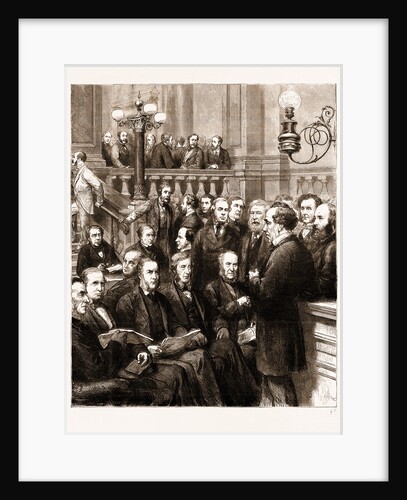 The Late Earl Of Beaconsfield: A Meeting Of The Conservative Party At The Carlton Club, 1881 by Anonymous