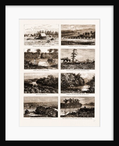 British North America (canada), 1881: On The South-western Frontier: Boundary Survey Camp by Anonymous