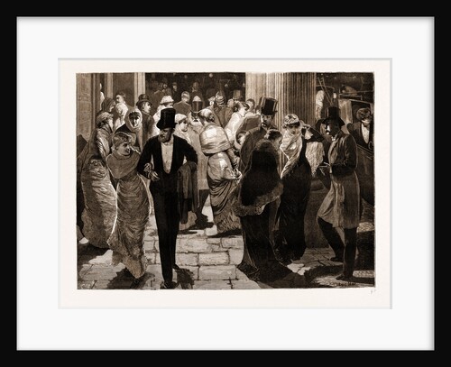 After The Play: Under The Lyceum Portico, UK by Anonymous