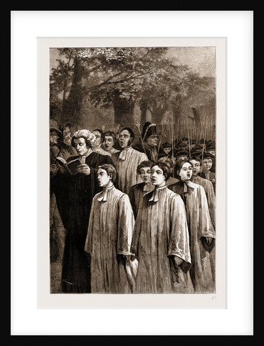 Rogation Day In The Olden Times: Beating The Bounds, 1881 by Anonymous
