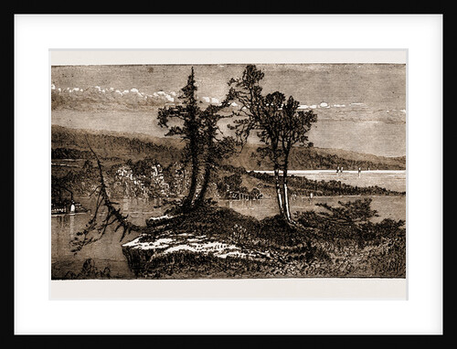 Picturesque America: Fort Ticonderoga, Lake Champlain by Anonymous