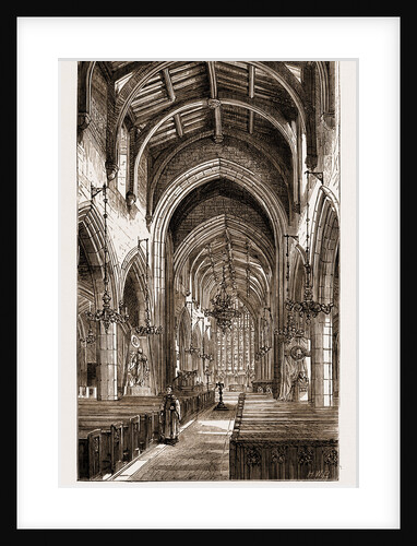 Interior Of St. Nicholas Church, Newcastle by Anonymous