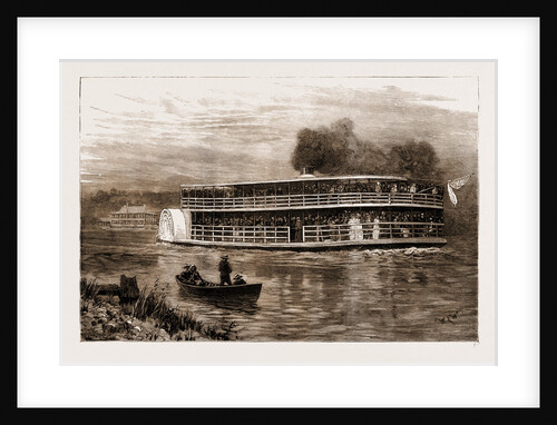The Fatal Steamboat Disaster In Canada, 1881: The victoria Starting From Springbank by Anonymous