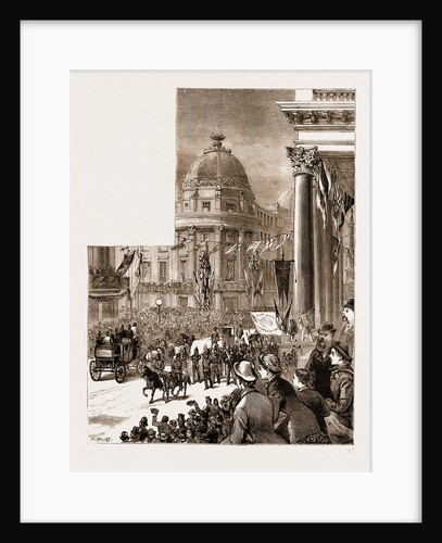 The Stephenson Centenary Celebration At Newcastle-on-tyne: Procession In Grey Street, Newcastle by Anonymous
