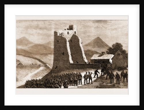 The Land Agitation In Ireland, 1881: Storming Castletown Castle At New Pallas by Anonymous