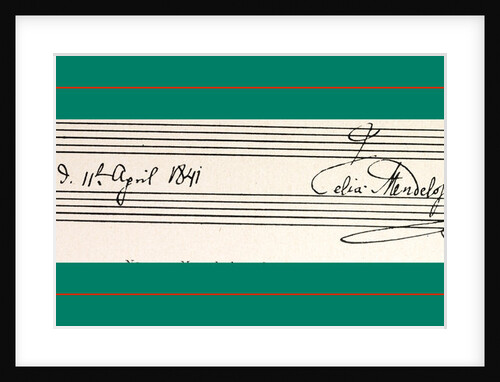 Mendelssohn Bartholdy by Anonymous