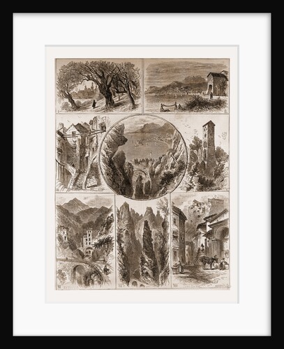 Views of Mentone, on the French Riviera, along the Franco-Italian, 1880 by Anonymous