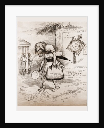 Greenback, the Weaver. Mali Is But An Ass If He Go About to Expound His Dream, Shakespeare, 1880 by Anonymous