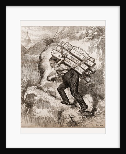 Up-hill Work, 1880 by Anonymous