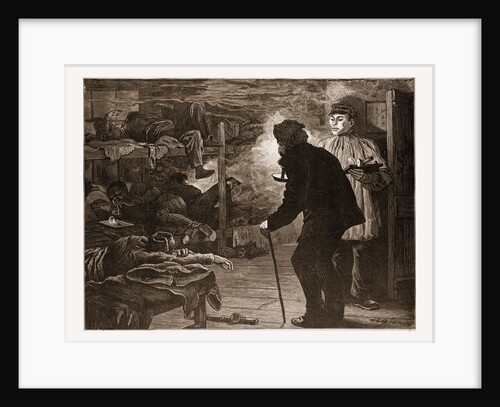 An Opium Den in A Chinese City, 1880, China by Anonymous