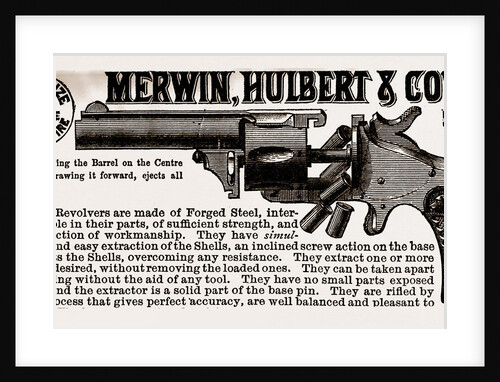 Merwin, Hulbert & Co, 83 Chambers St, New York, System Automatic Revolvers by Anonymous