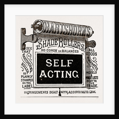 Shade Rollers, Self Acting by Anonymous