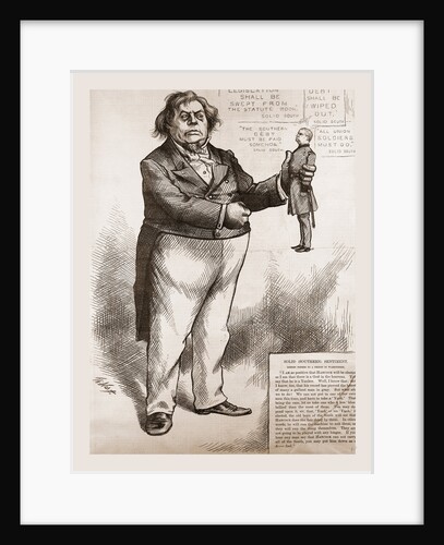 He Will Be Gulliver in the Hands of the Brobpingnagians, 1880 by Anonymous
