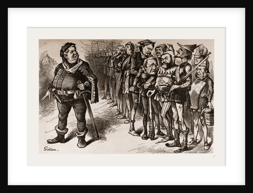 Falstaff Hancock And His Ragged Regiment by Anonymous