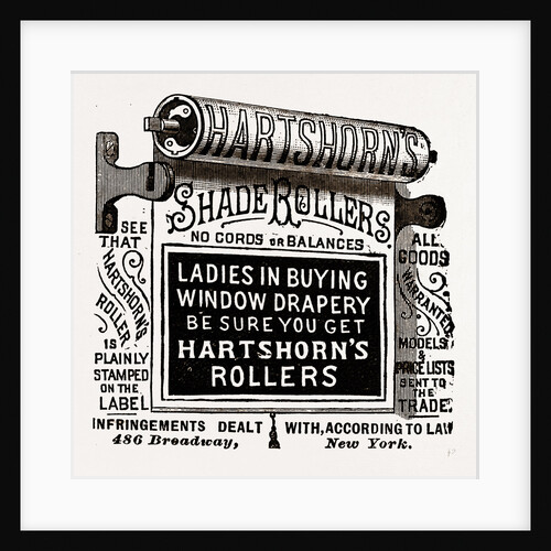 Hartshorn's Rollers, USA by Anonymous