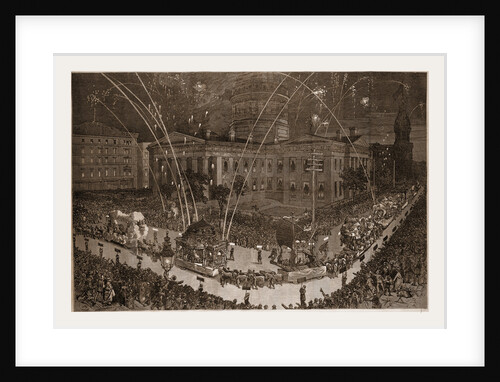 The St. Louis Fair—procession Of  The Veiled Prophets by Anonymous