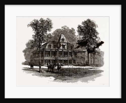 The Hotel, Scenes In Rugby, The English Colony In Tennesse, 1880, USA by Anonymous