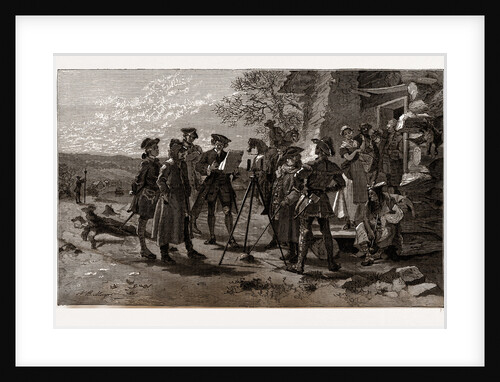 Laying Out Baltimore. Town, January 12, 1730 by F. B. Mayer