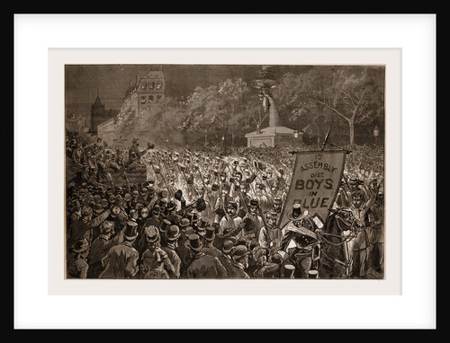 Republican Enthusiasm in New York-the Grand Procession of October 11 Passing the Review Stand, 1880 by Anonymous