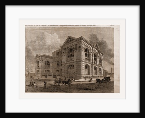 The Lenox Library, Fifth Avenue, New York City by Benjamin Day