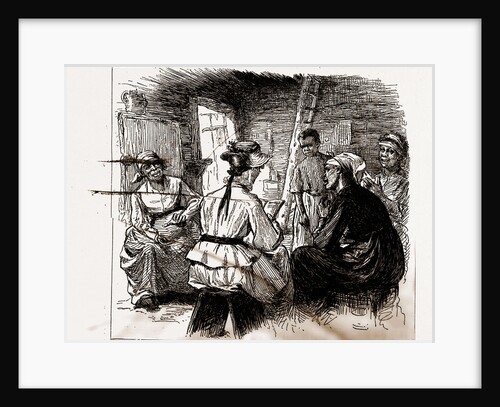 Georgia, Reading the Bible, 1880 by Anonymous