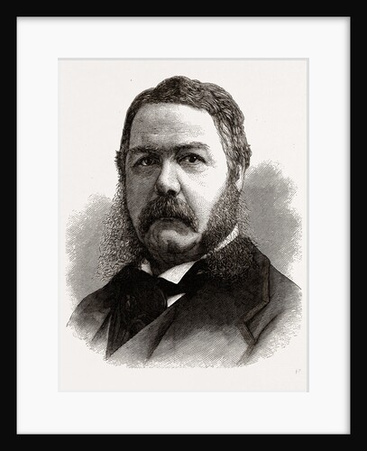 Chester A. Arthur, Vice-president-elect of the United States, 1880 by Anonymous
