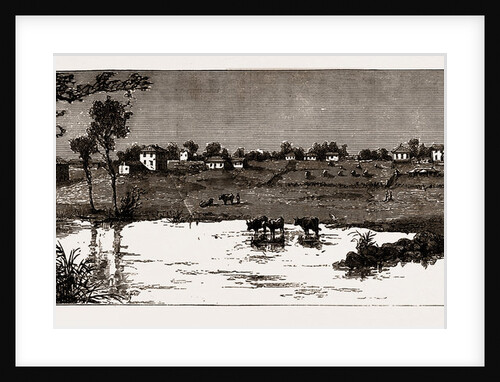 Melbourne, From A Sketch Made in 1838, Australia by Anonymous