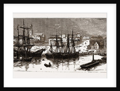 Melbourne, From A Sketch Made in 1855, Australia by Anonymous