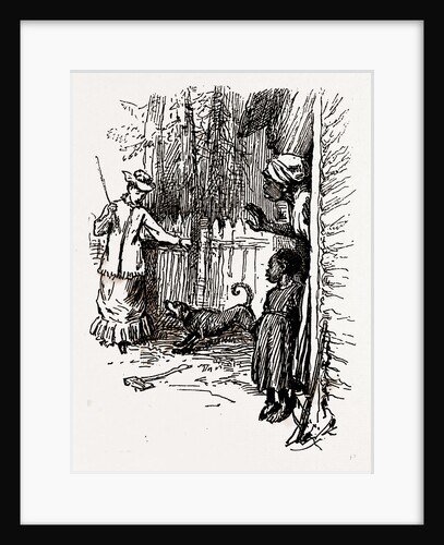 Alabama, Agricultural Workers, the Dog Won't Bite You, 1880 by Anonymous