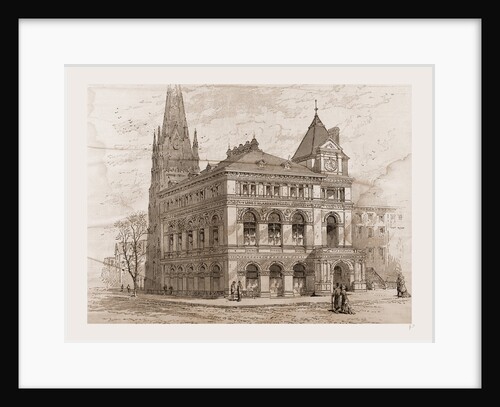 Building of the Long Island Historical Society, 1880, USA by Anonymous