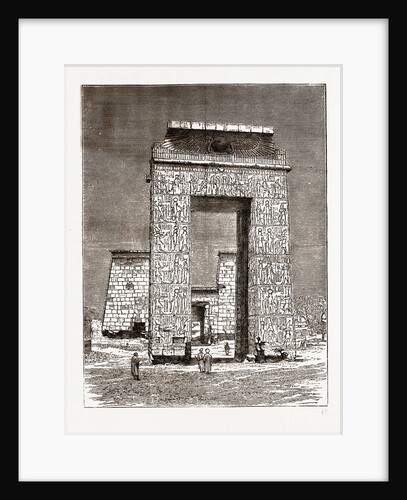 Pylons At Karnak, 1880, Egypt by Anonymous