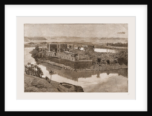 The Island of Philae, the Nile, Egypt, 1880 by Anonymous