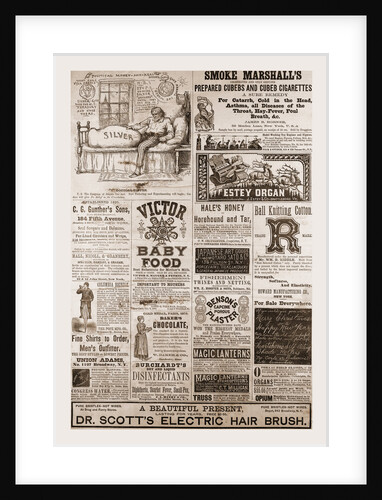 Advertising 1880, USA, Us, America by Anonymous