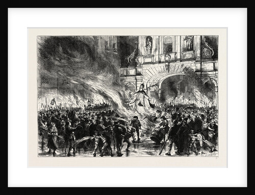 Burning the Pope in Effigy At Temple Bar by Anonymous