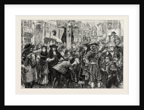 Titus Oates in the Pillory by Anonymous