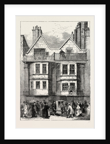 Old Houses in Fleet Street, Near St. Dunstan's Church by Anonymous