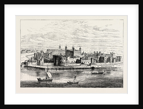 The Tower of London, View From Around 1700 by Anonymous