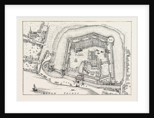 The Tower, view made in 1597 by W. Haiward And J. Gascoyne by Anonymous