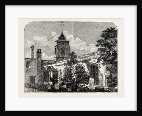 The Church of Allhallows, Barking, in 1750 by Anonymous