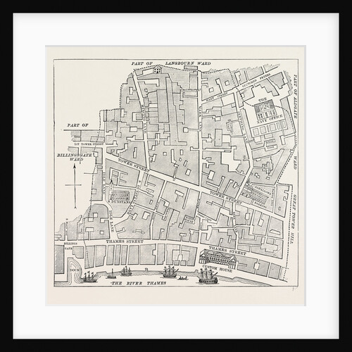 Tower Street Ward, Map by Anonymous