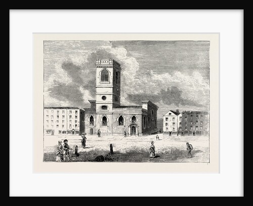 The Church of Allhallows the Great in 1784 London by Anonymous