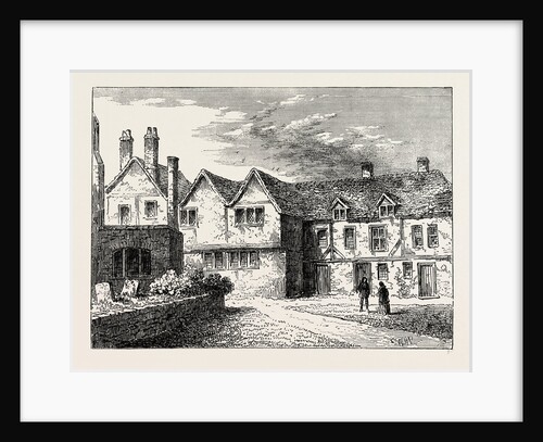 St. Katherine's Hospital, the Brothers' Houses in 1781 by Anonymous
