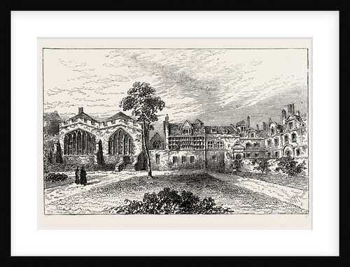 St. Helen's Priory, And Leathersellers' Hall, View by Malcolm in 1799 by Anonymous